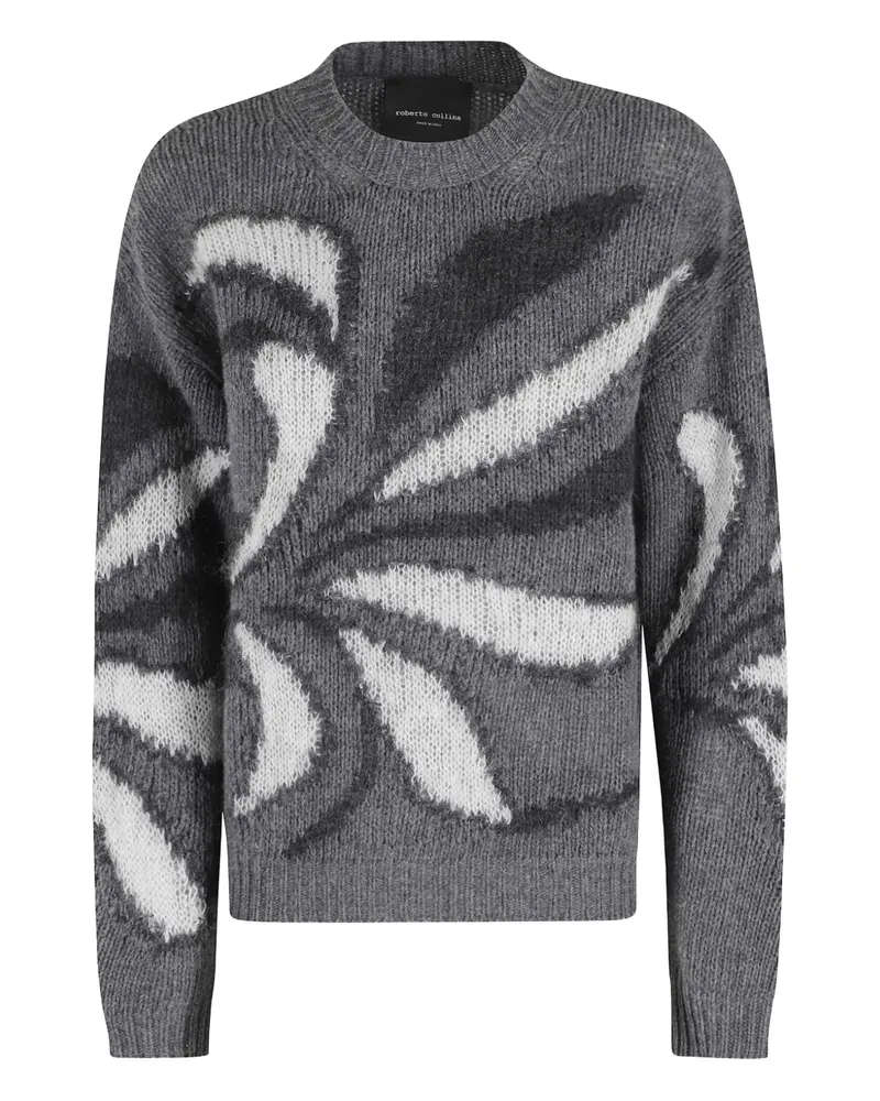 Roberto Collina Pullover mit Rundhalsausschnitt - Grau Grau