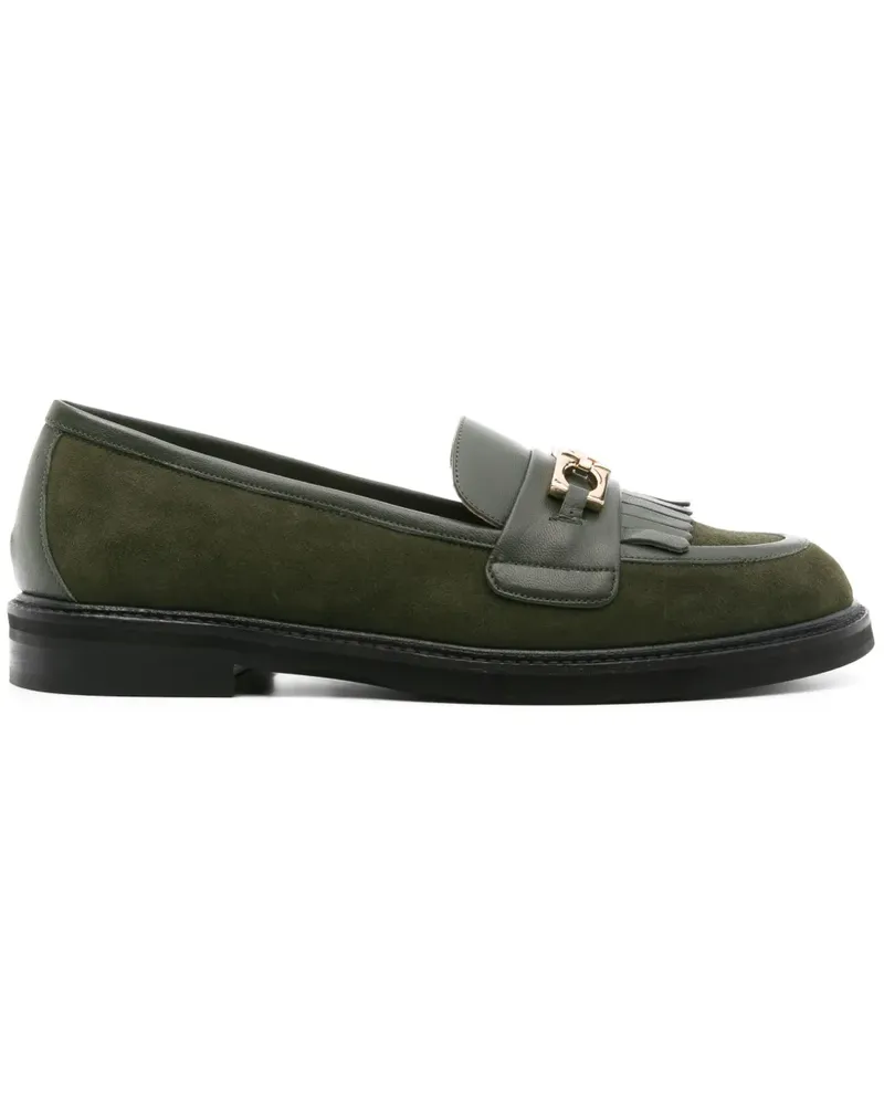 FESTA Milano Loafer aus Wildleder mit Quasten - Grün Grün