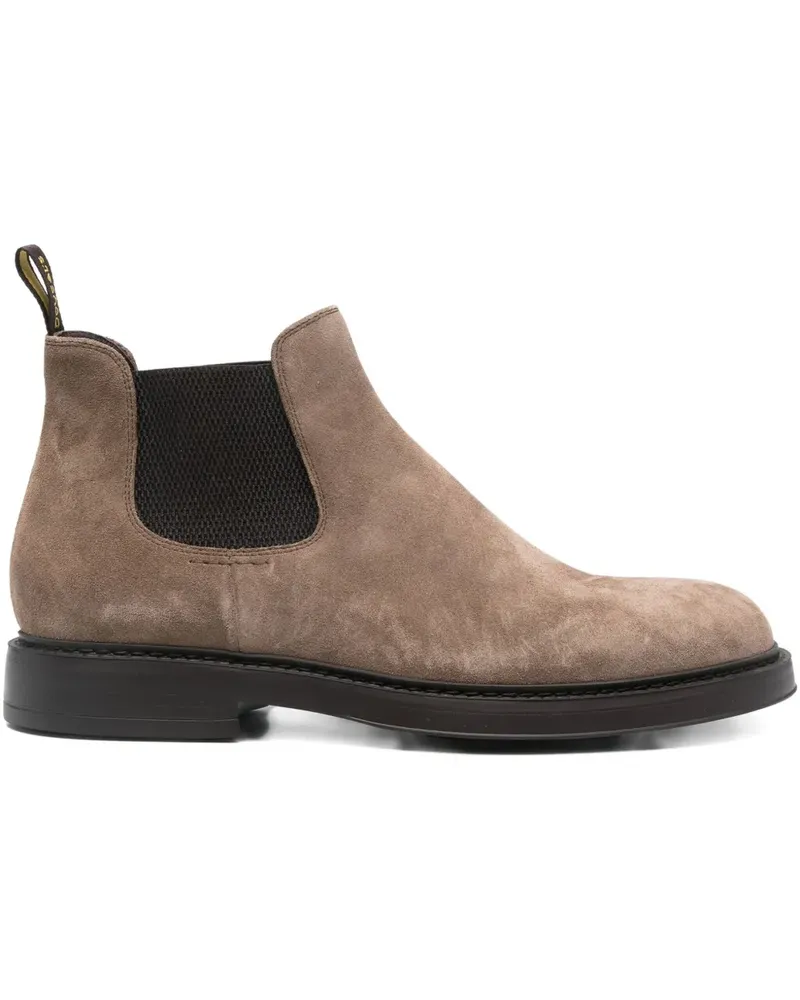 Doucal´s Chelsea-Boots aus Wildleder - Braun Braun