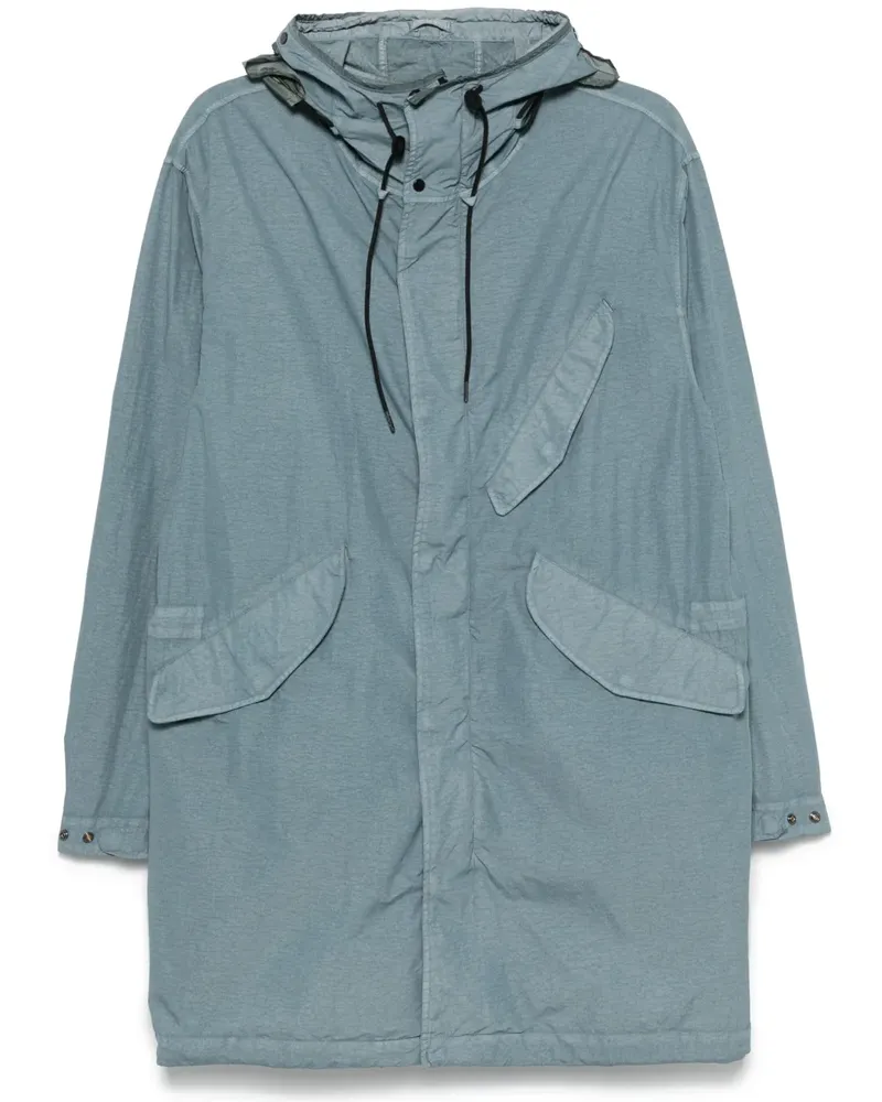 C.P. Company Jacke mit Goggles-Detail - Blau Blau