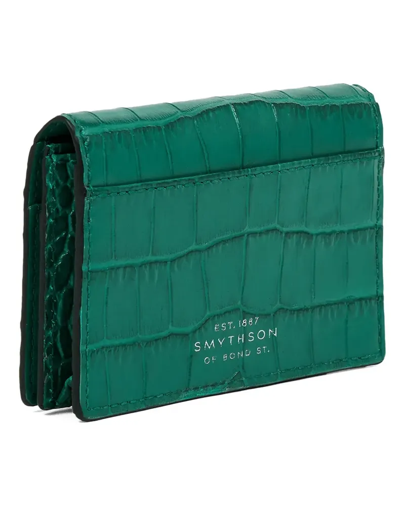 Smythson Mara Kartenetui - Grün Grün