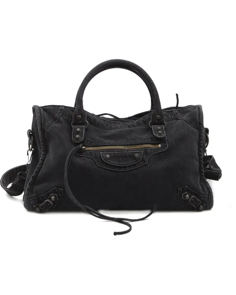 Balenciaga medium Le City tote bag - Schwarz Schwarz