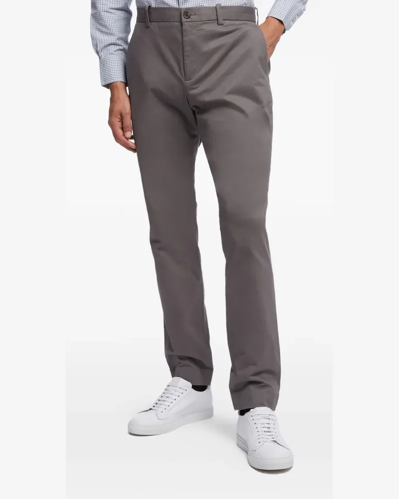 Brooks Brothers Soho Twill-Chino - Grau Grau