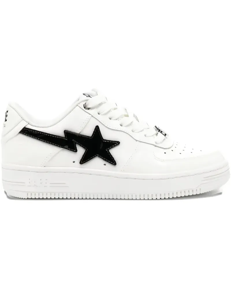 BAPE Sneakers mit Sternverzierung - Weiß Weiß