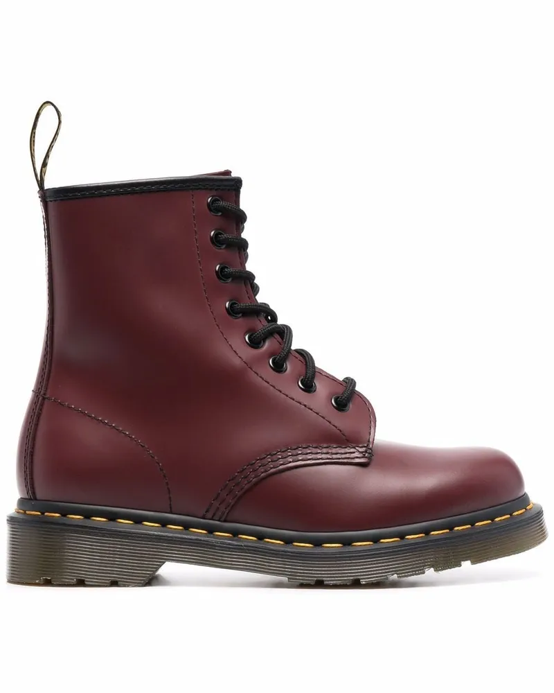 Dr.Martens Stiefel mit Schnürung - Rot Rot