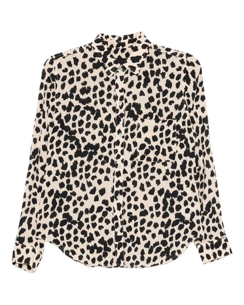 RAILS Rock mit Leoparden-Print - Nude Nude