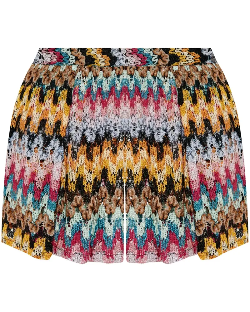 Missoni Shorts mit Zickzack-Print - Orange Orange