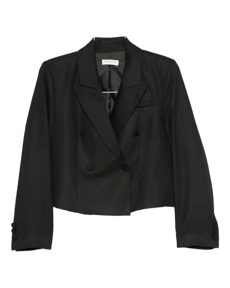 MAISON HOTEL Frank double-breasted blazer - Schwarz Schwarz