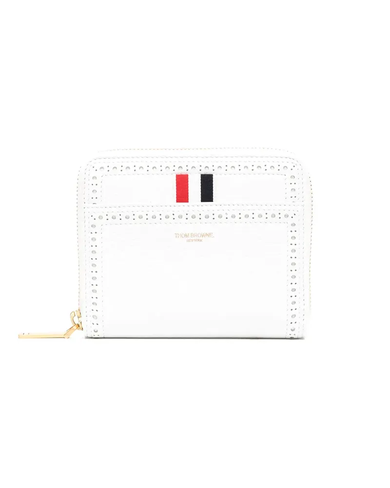Thom Browne Portemonnaie mit Ripsband - Weiß Weiß