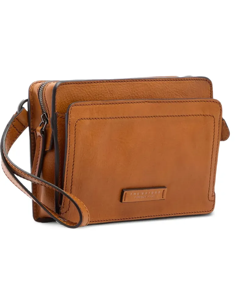 The Bridge leather clutch bag - Braun Braun