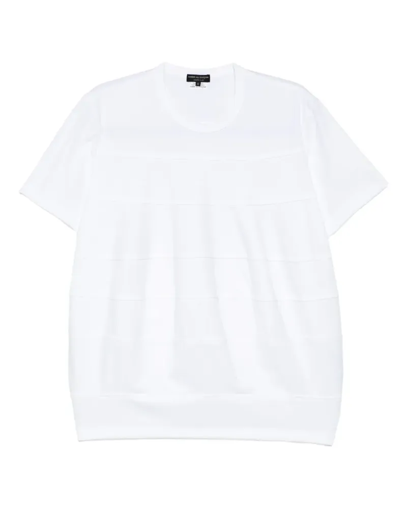 Comme des Garçons T-Shirt mit Einsätzen - Weiß Weiß