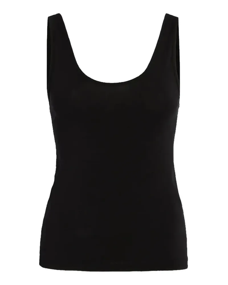 Another Tomorrow slim-fit tank top - Schwarz Schwarz