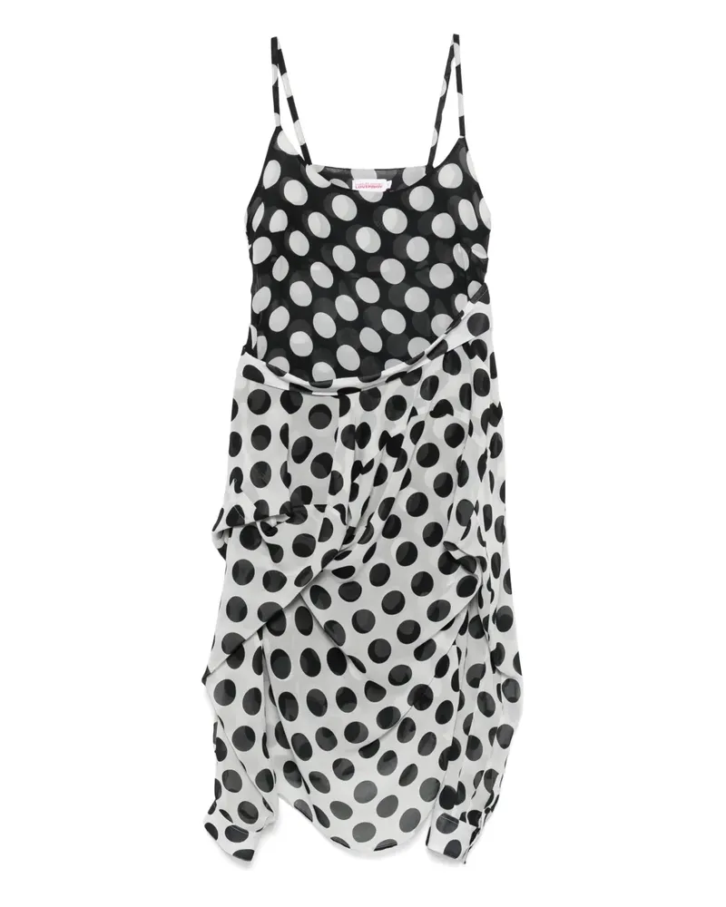 Charles Jeffrey Loverboy Hug Midikleid - Weiß Weiß