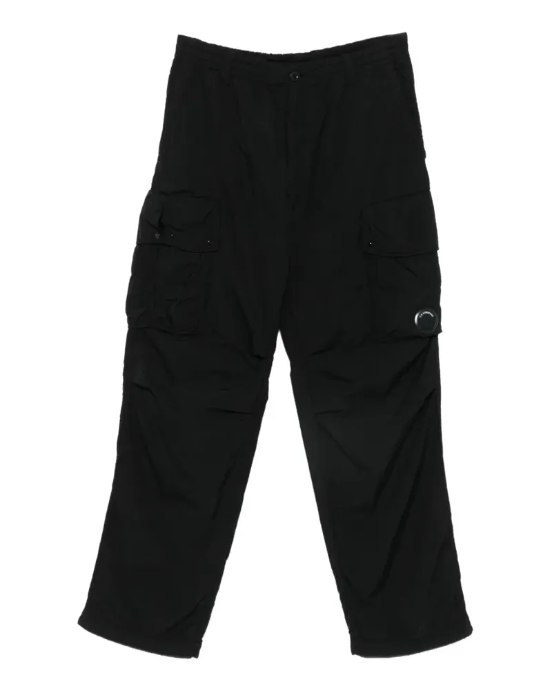C.P. Company Cargohose mit Linsen-Detail - Schwarz Schwarz