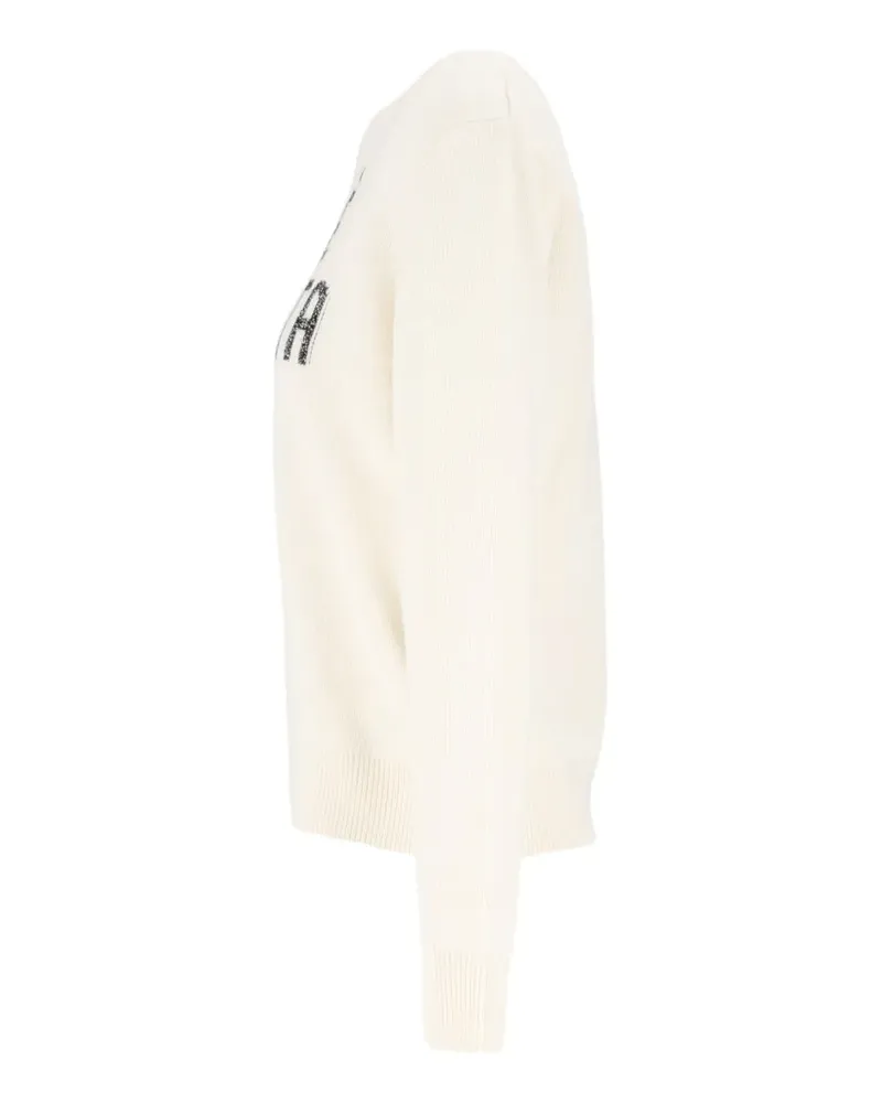 MC2 Saint Barth New Queen intarsia-knit sweater - Weiß Weiß