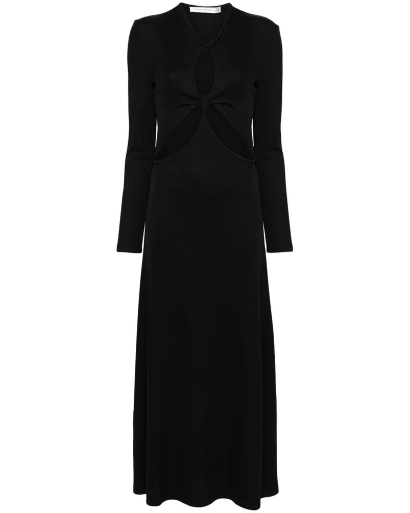 Christopher Esber Kleid mit Lochstickerei - Schwarz Schwarz