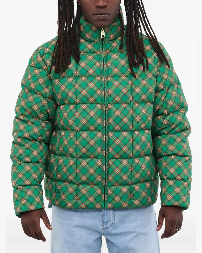 ERL Gesteppte Jacke mit Print - Grün Grün