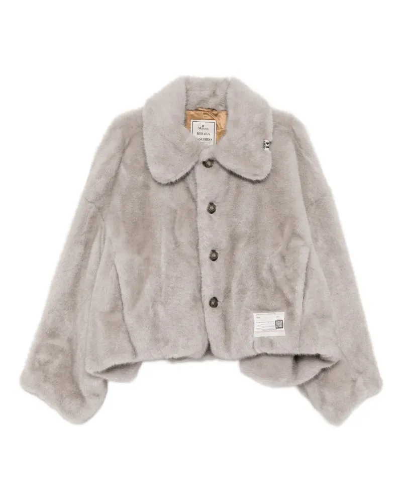 MIHARAYASUHIRO Mantel mit Rollsaum - Grau Grau