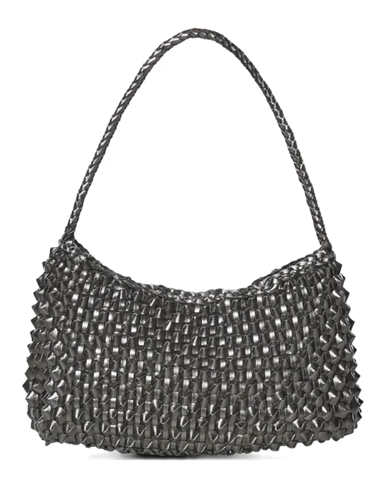 Dragon Diffusion Gewebte Basil Cactus Schultertasche - Grau Grau