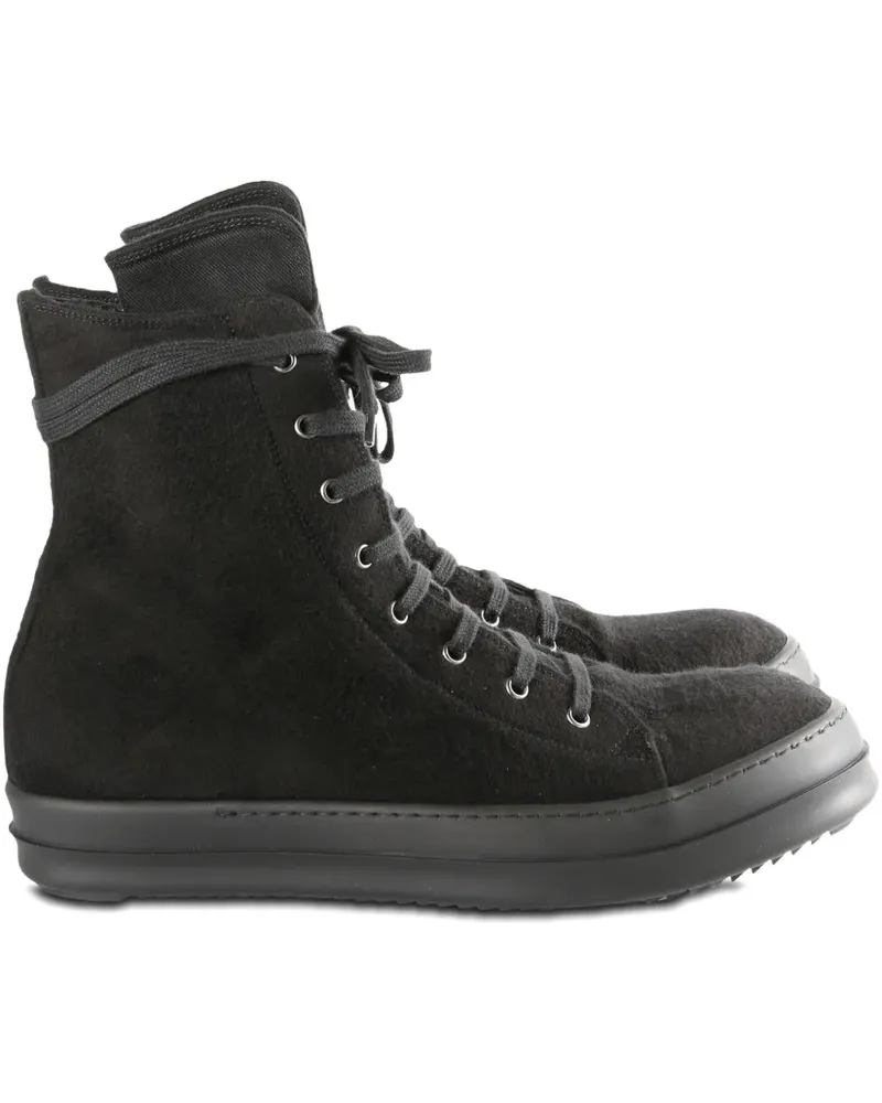 DRKSHDW by Rick Owens brushed-effect high-top sneakers - Schwarz Schwarz