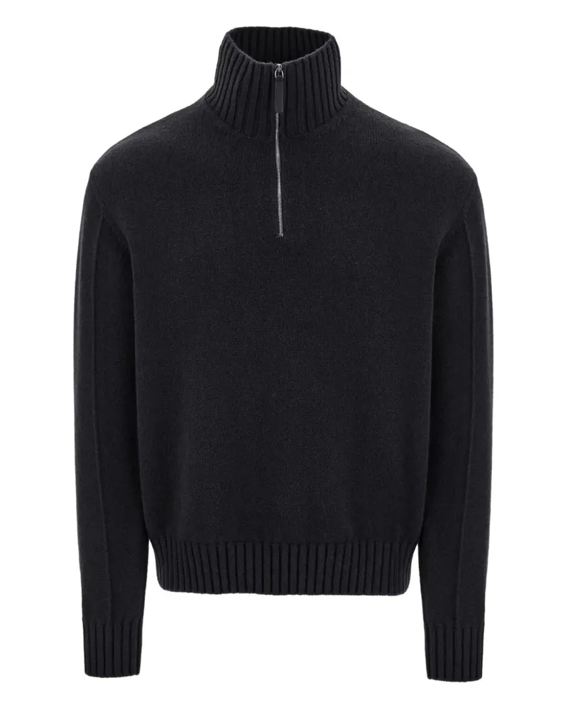 Ferragamo Klassischer Kaschmirpullover - Grau Grau