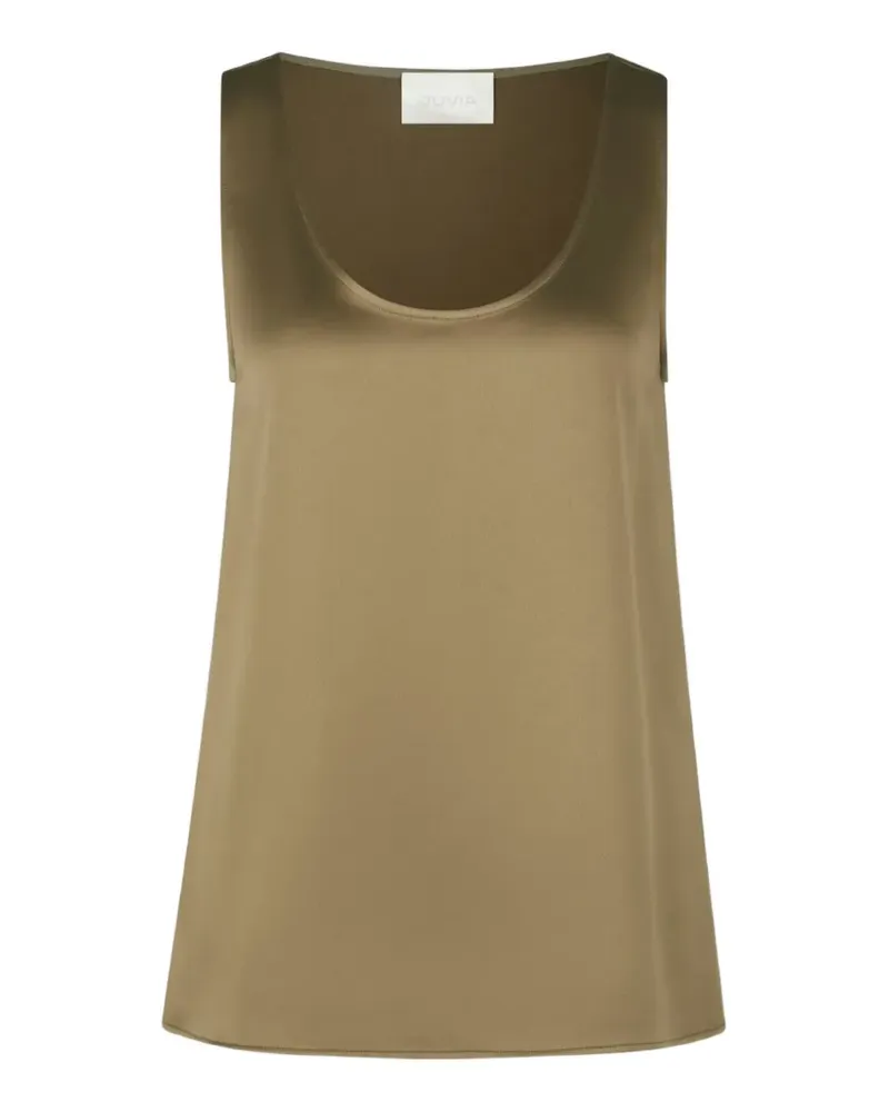 Juvia Finnja satin top - Grün Grün