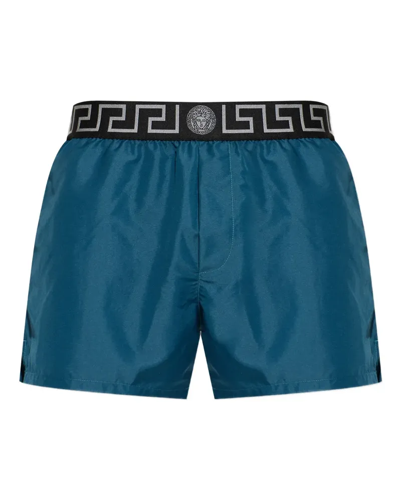 Versace greca-detail swim shorts - Blau Blau