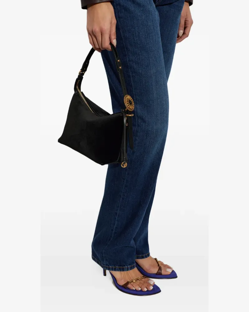 Etro medium Rosette suede tote bag - Schwarz Schwarz