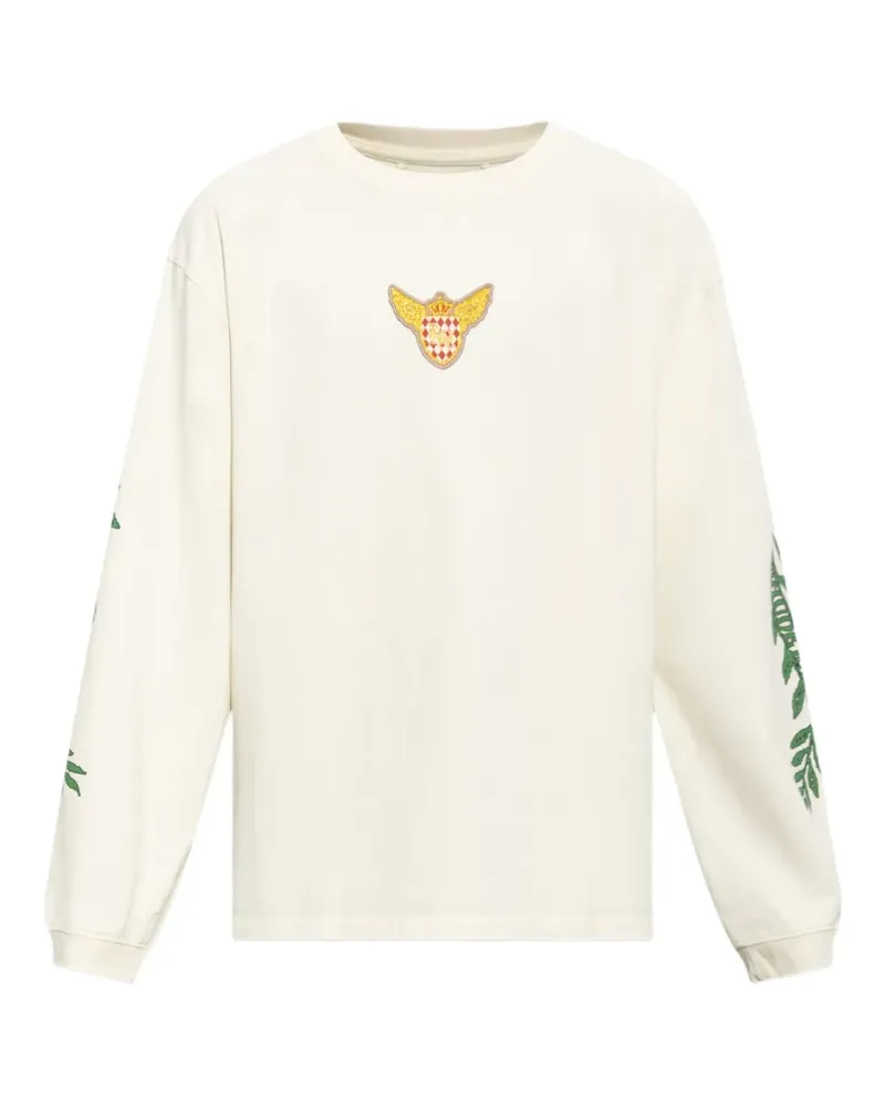 RHUDE Tripoli long sleeve T-shirt - Nude Nude