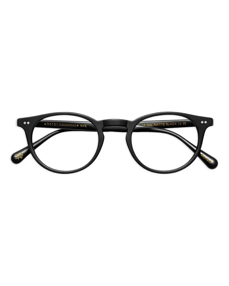 MOSCOT Frankie Brille mit rundem Gestell - Schwarz Schwarz