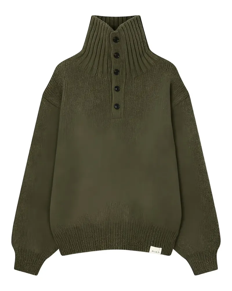 ManOnTheBoon button-up sweater - Grün Grün