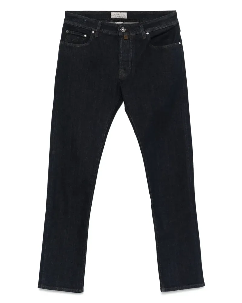 Jacob Cohën Bard Jeans mit Knopfverschluss - Blau Blau