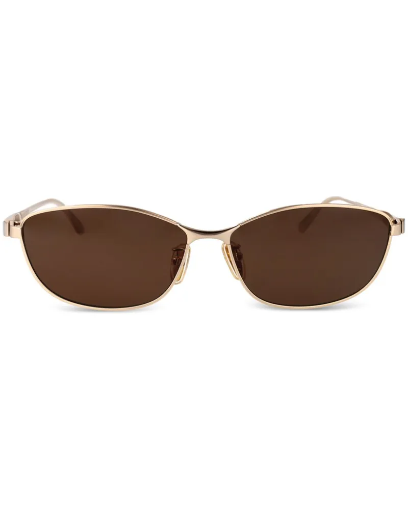 Balenciaga Sonnenbrille mit Cat-Eye-Gestell - Gold Gold