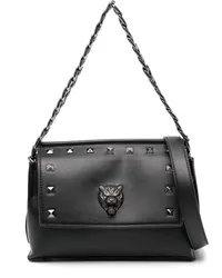 Philipp Plein Devon Schultertasche mit Nieten Schwarz