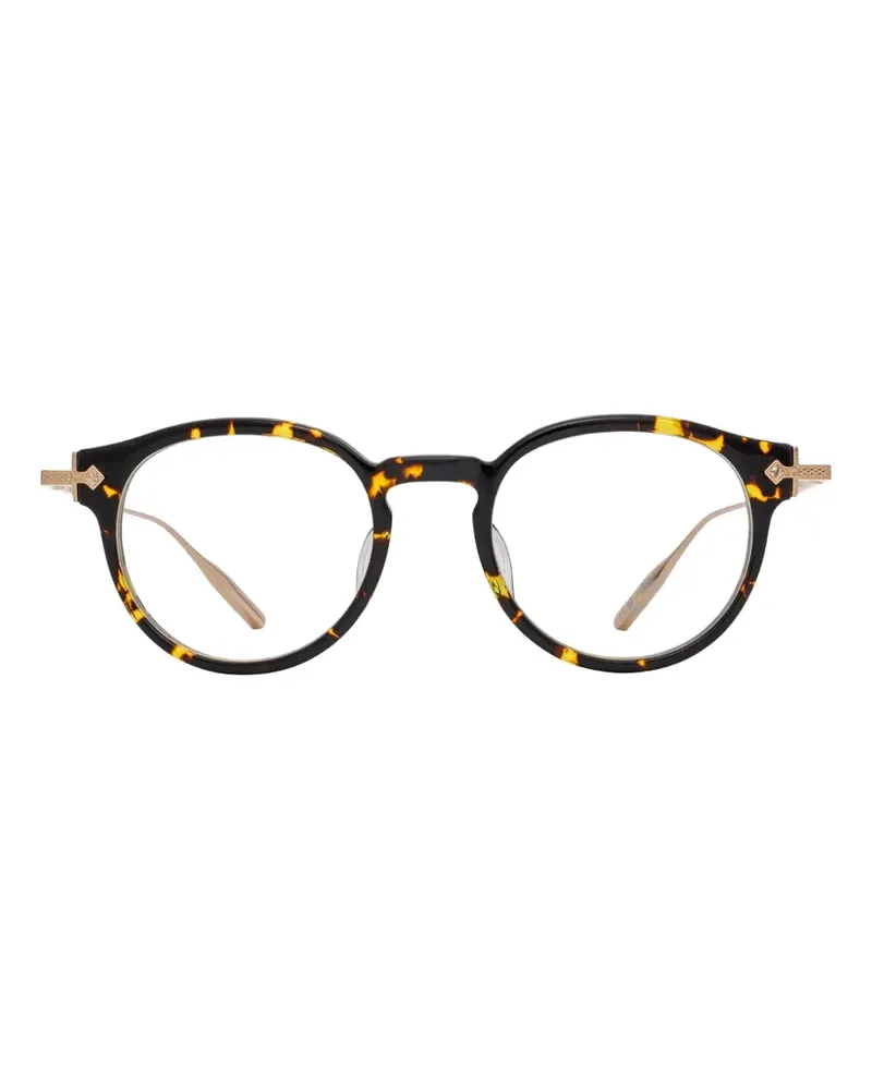 Barton Perreira Eugene metallic round-frame glasses - Braun Braun