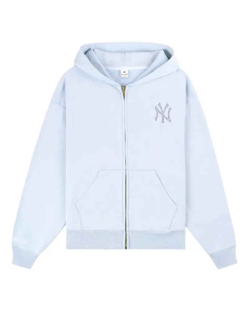 SPORTY & RICH Yankees Krystal hoodie - Blau Blau