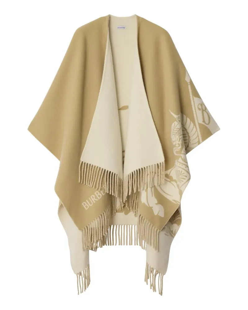Burberry EKD Cape aus Wollgemisch - Nude Nude