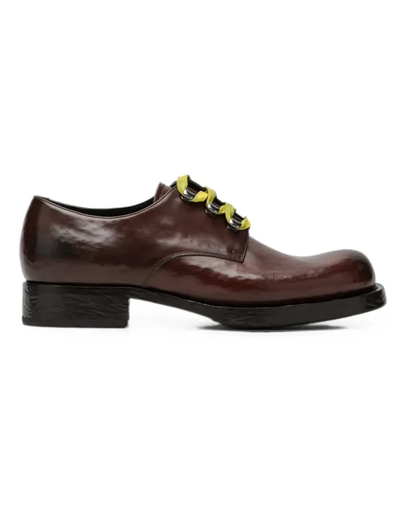 Prada Schnürschuhe aus Leder - Braun Braun