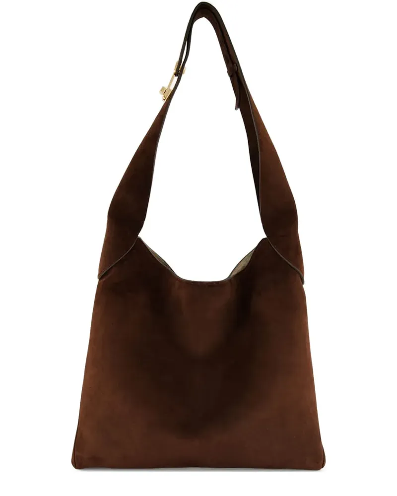 Gabriela Hearst Kleiner Shopper aus Wildleder - Braun Braun