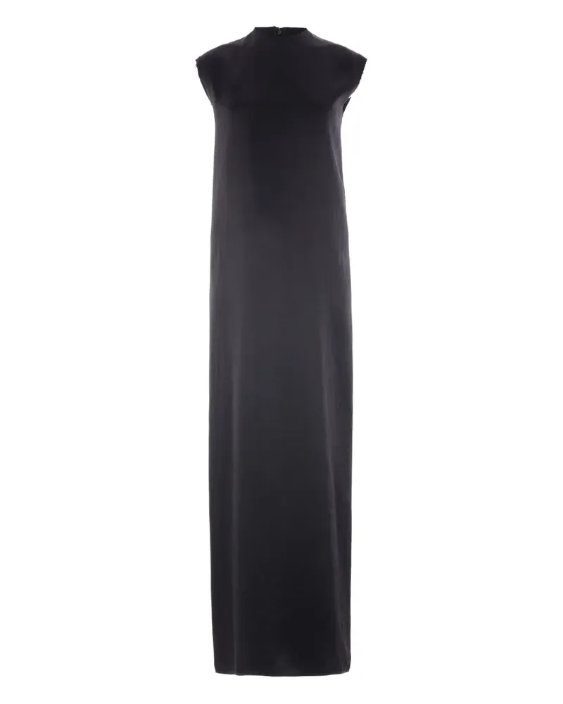 Balenciaga Ärmelloses Kleid mit ausgefransten Kanten - Schwarz Schwarz