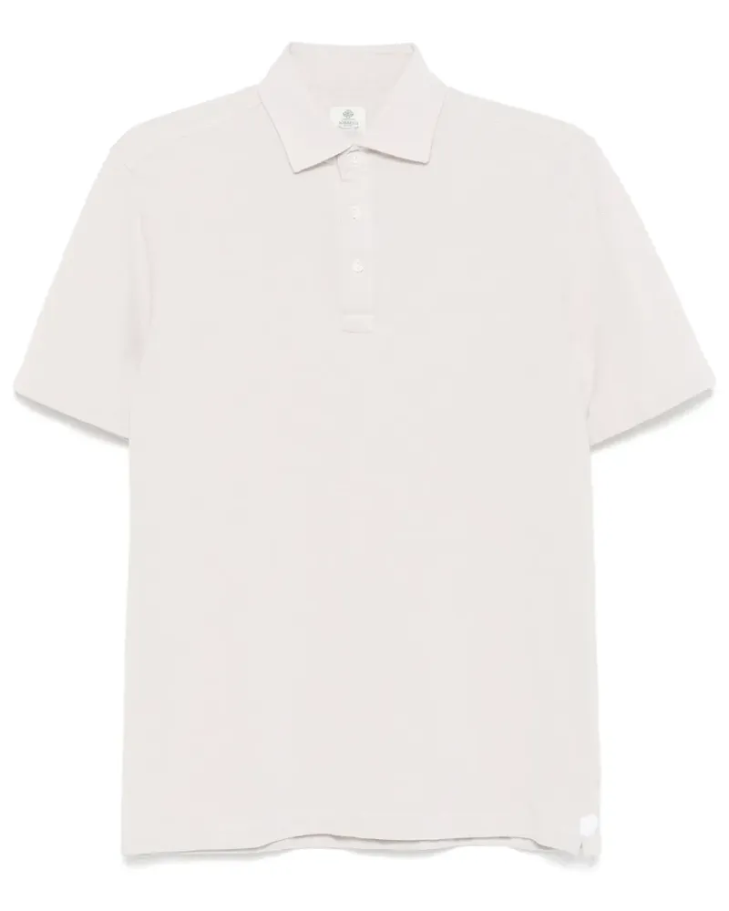 Luigi Borrelli Poloshirt mit Logo-Patch - Nude Nude