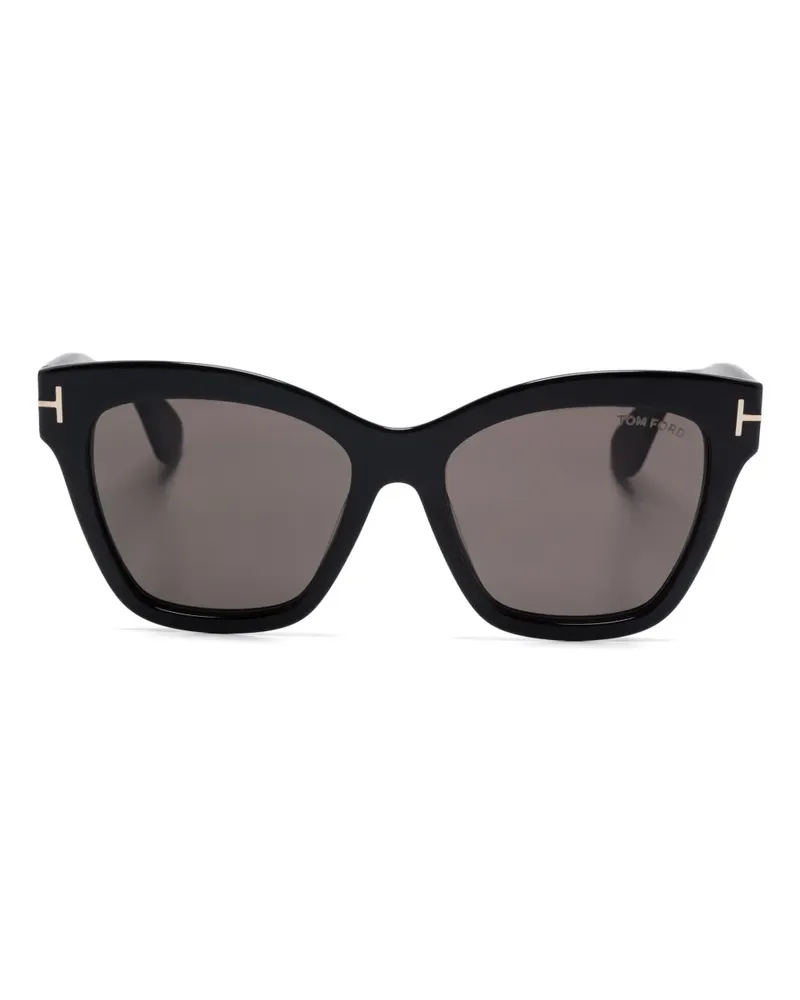 Tom Ford Klassische Cat-Eye-Sonnenbrille - Schwarz Schwarz