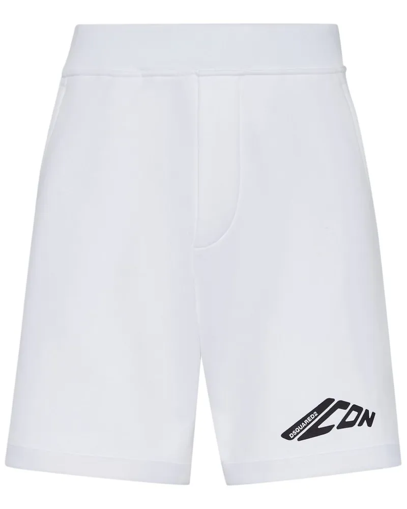 Dsquared2 Icon New Generation Joggingshorts - Weiß Weiß