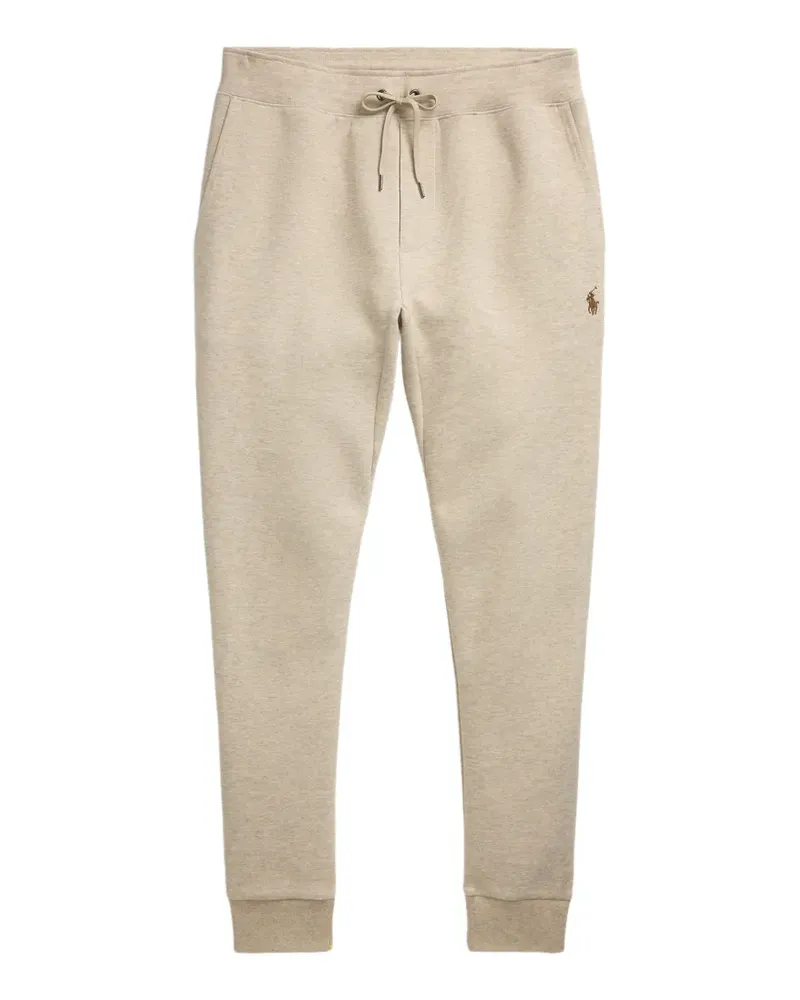 Ralph Lauren logo-embroidered drawstring track pants - Nude Nude
