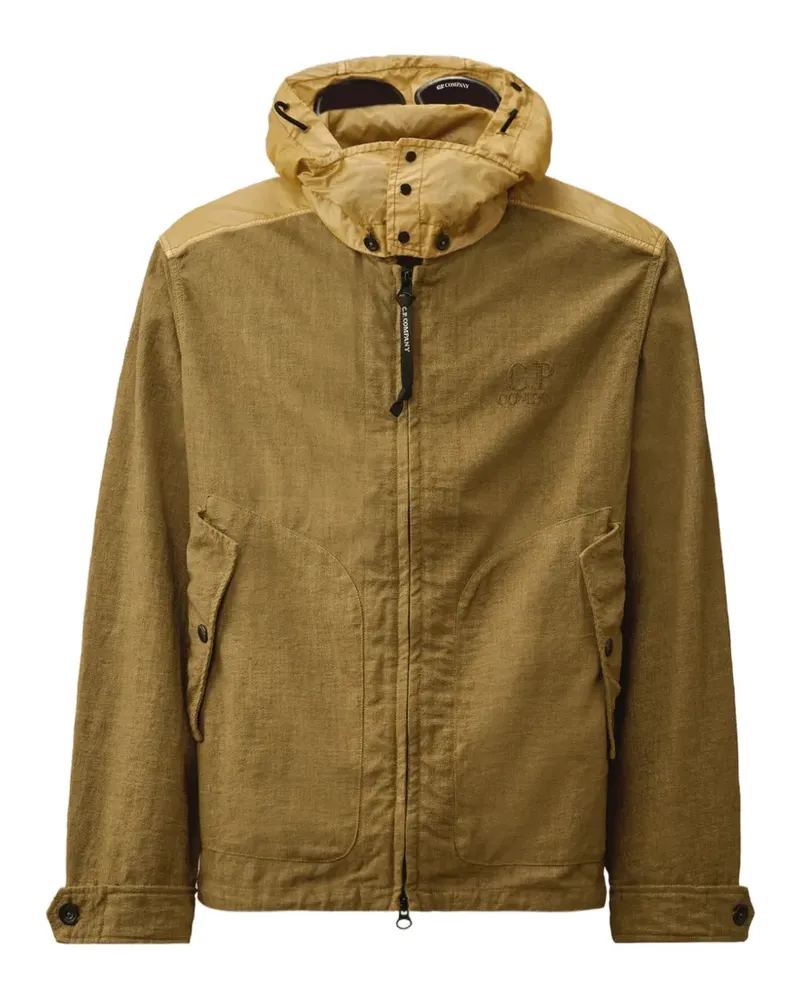 C.P. Company Goggle-detail Rafia-R jacket - Grün Grün