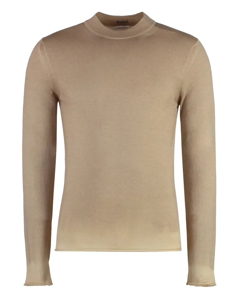 Malo Klassischer Kaschmirpullover - Nude Nude