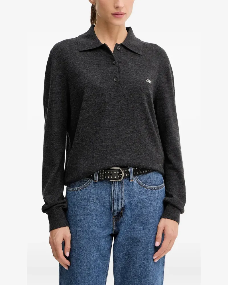 Miss Sixty buttoned polo shirt - Grau Grau