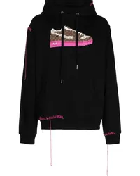 Mostly Heard Rarely Seen Hoodie mit grafischem Print Schwarz