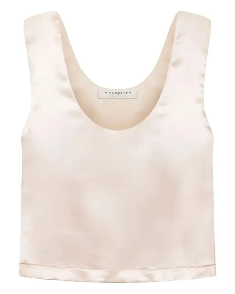 Philosophy Di Lorenzo Serafini scoop neck top - Nude Nude