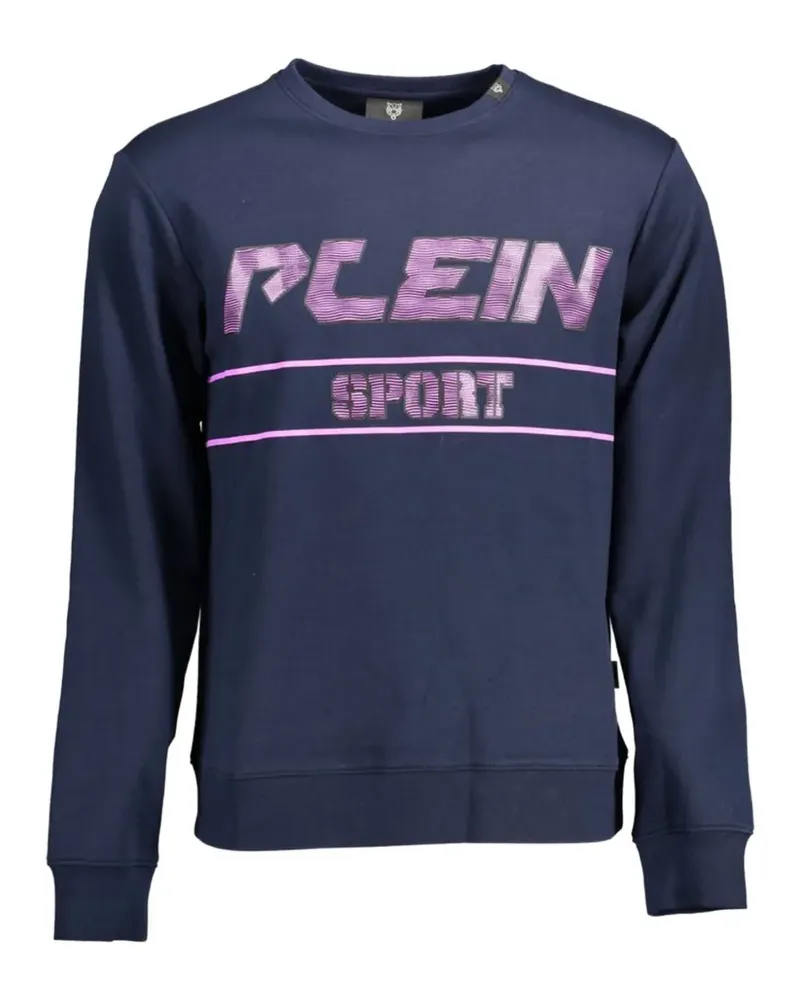 Philipp Plein logo-print crew-neck sweatshirt - Blau Blau